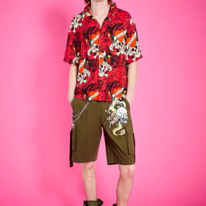 LKS Skull Boxy Camp Shirt