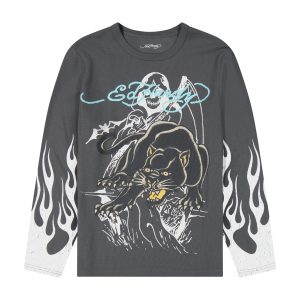 Panther Flames LS Thermal Tee